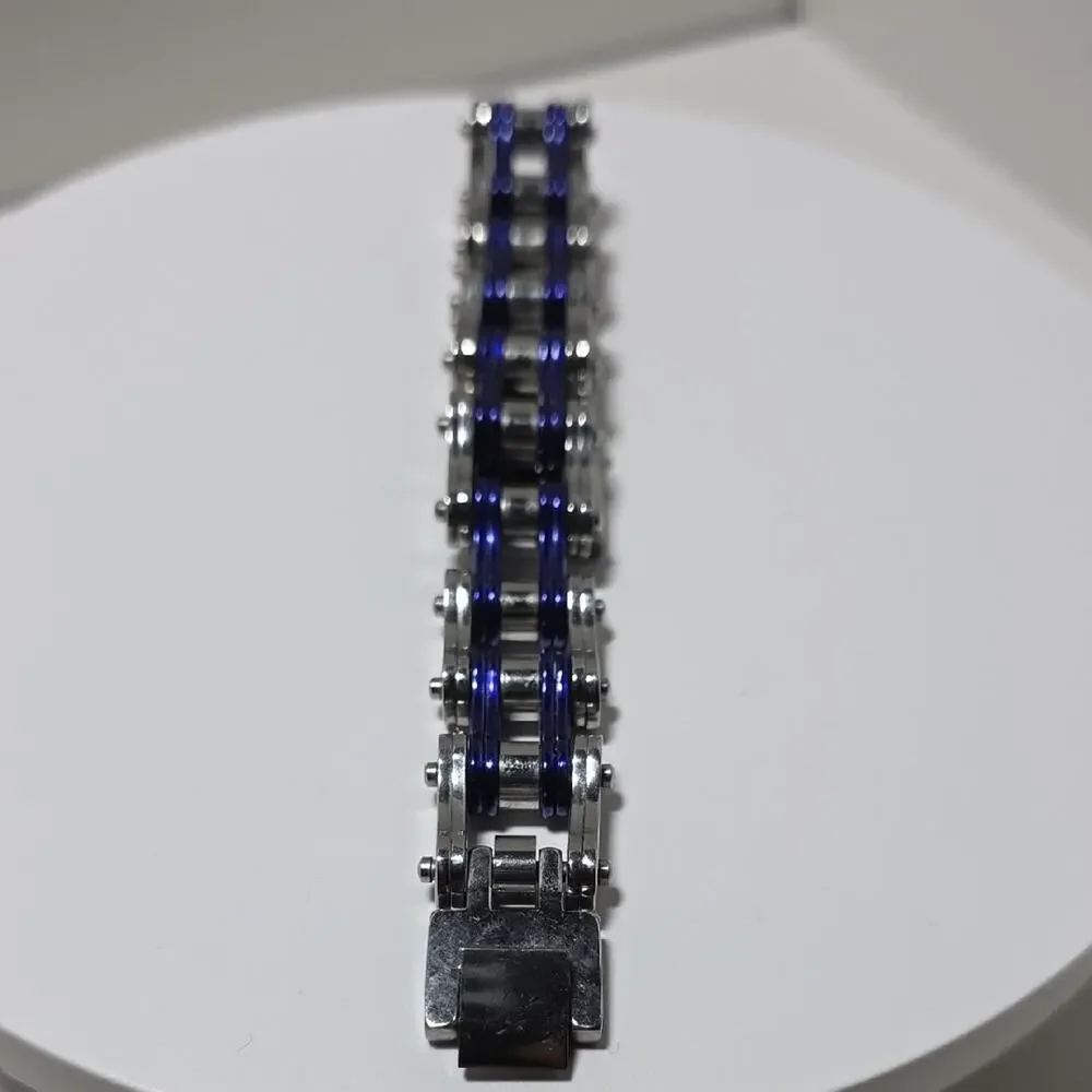 Stainless Steel Bike Chain Bracelet